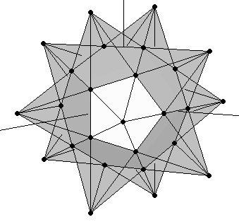 Small Stellated dodecahedron construction